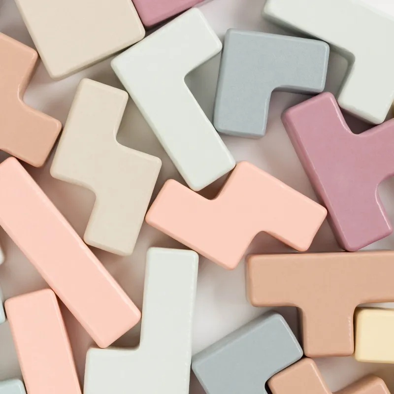 Ойыншық-сұрыптаушы, 17х17 см, дамытушы, МДФ, түрлі-түсті, Тетрис-басқатырғыш, Kiddy, image-6