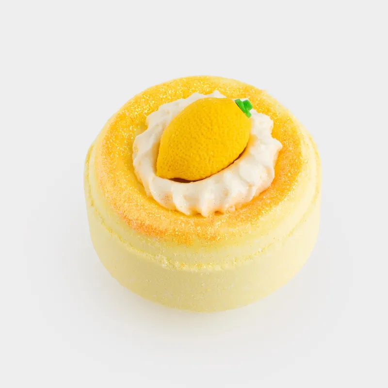Ваннаға арналған бомба, 130 гр, ойыншығы бар, сары, Цитрустық жарылыс, Лимон, Fruits spa, image-3