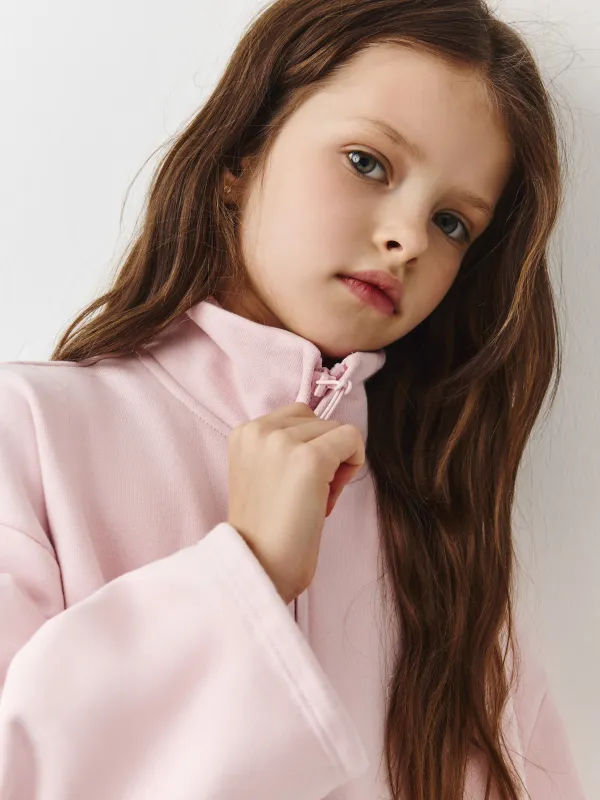 Балаларға арналған бүржейде, өлшемі 98 см, сыдырмалы, мақта К, қыздарға арналған, қызғылт, Maryam, image-1