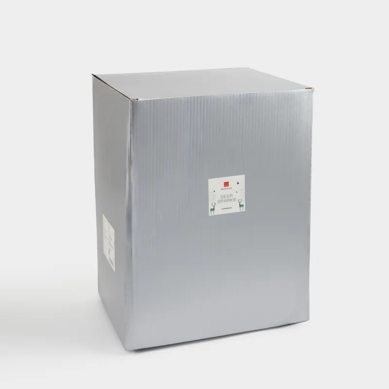 Сәндік ваза, 30 см, полирезин, күміс, Бұғы басы, Deer sparks, image-5