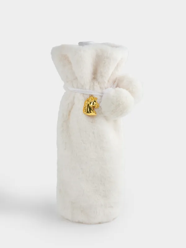 Чехол для бутылки, 32 см, искусственный мех/металл, Christmas bar, image-4