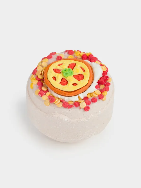 Бомбочка для ванны, с игрушкой, Крем-брюле, Food spa, image-3