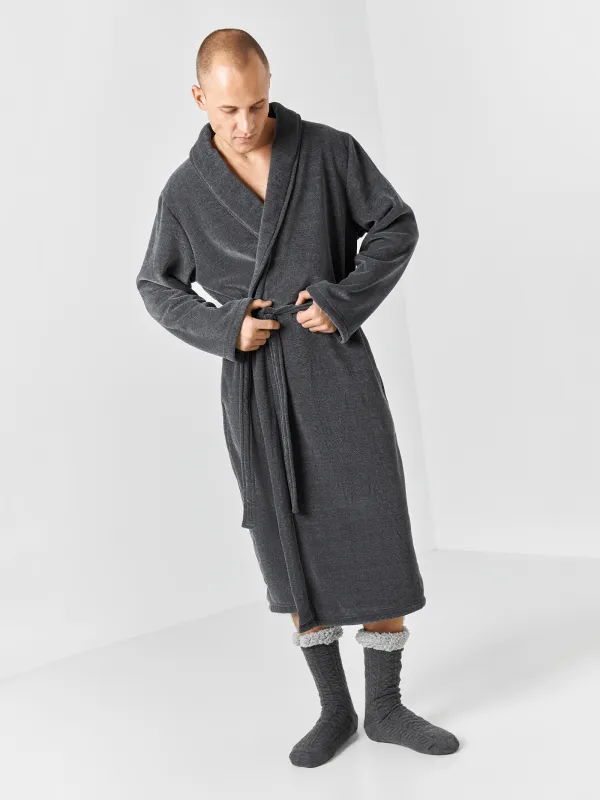 Носки мужские, акрил/шерпа, Knitted soft, image-6