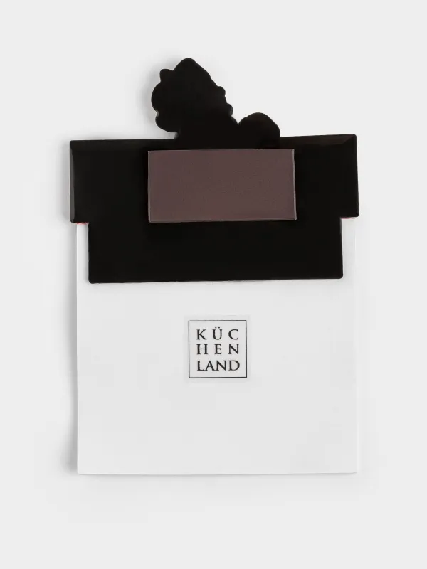 Күнтізбесі бар магнит, 9 см, резеңке/қағаз, қызыл, Пони, Horse christmas, image-1