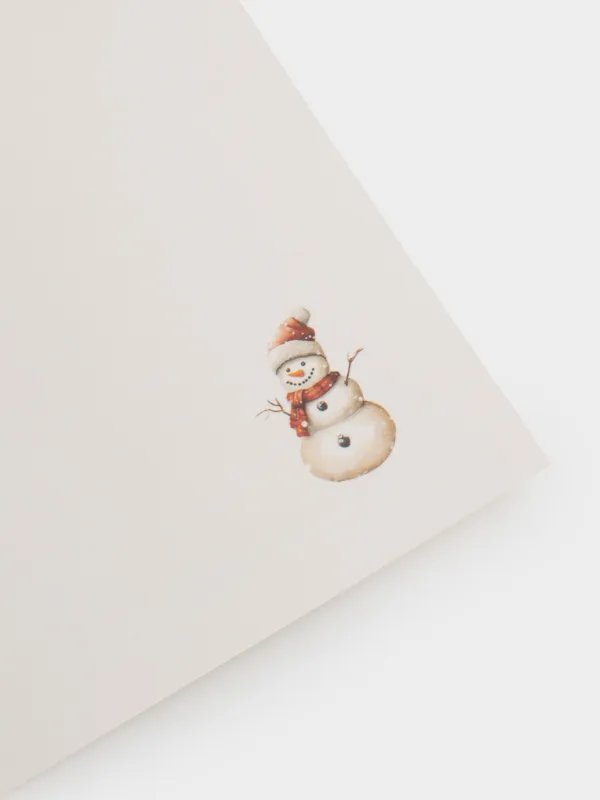 Открытка подарочная, 12х17 см, бумага, Snowy house, image-4