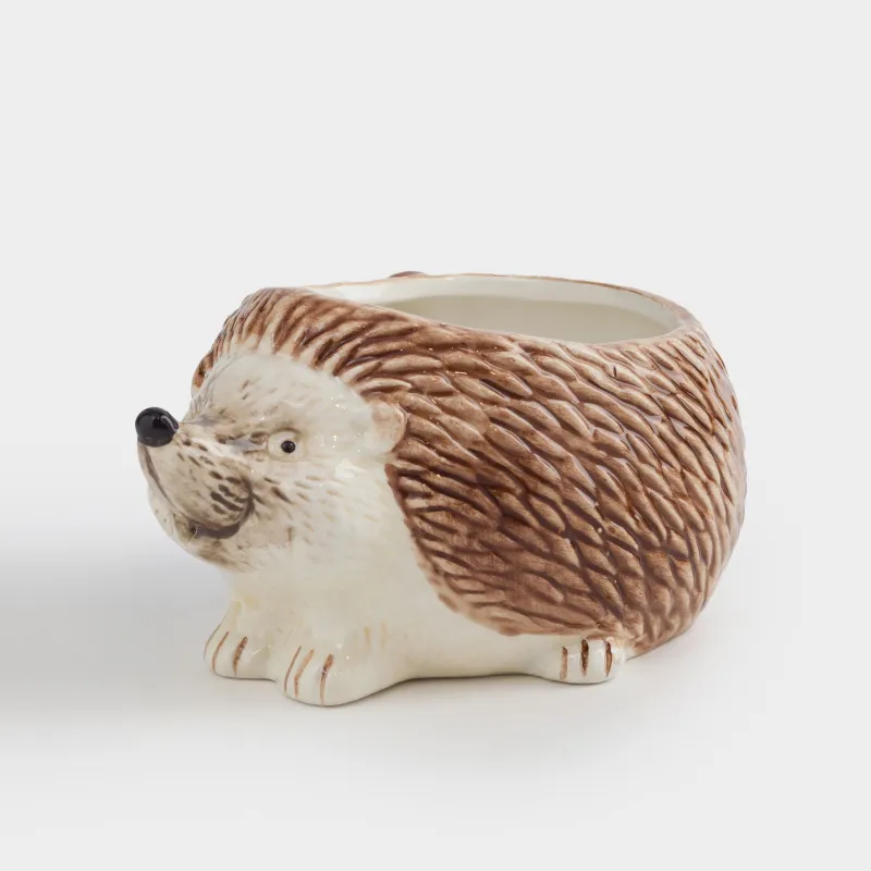 Кәмпит ыдысы, 17х13 см, керамика, қоңыр, қарағай қосылған кірпі, Forest symphony