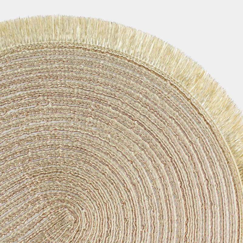 Аспаптарға арналған майлық, 30х45 см, жиегі бар, полиэстер, сопақ, алтын, Rotary shine, image-1