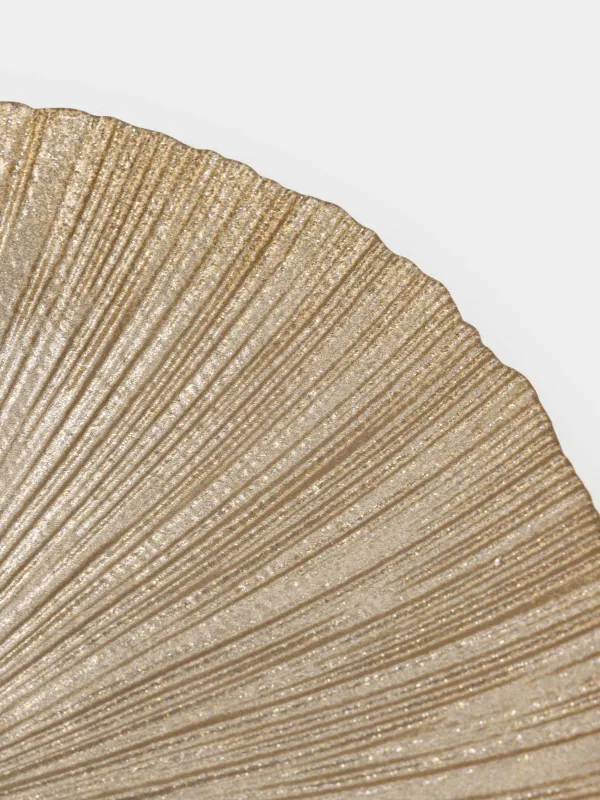 Түскі ас тәрелкесі, 28 см, шыны, шампан, Angle, image-1