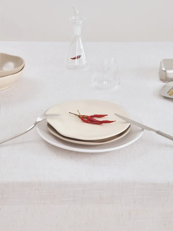 Дастархан, 170х250 см, полиэстер/зығыр, сарғылт-қоңыр, Винтаж, Melange outline, image-2