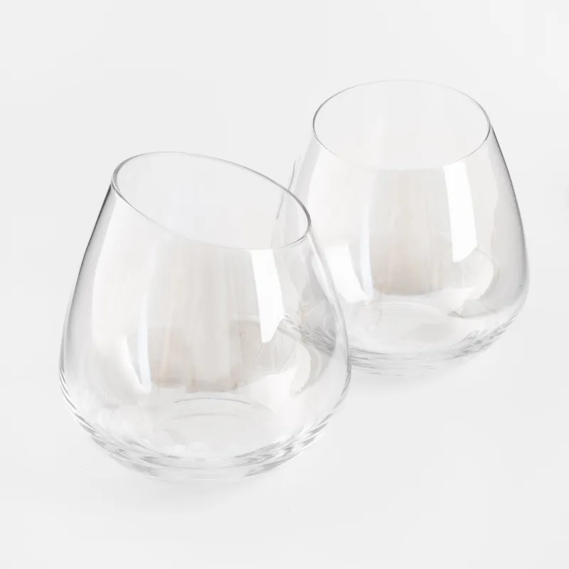 Стакан, 11 см, 400 мл, 2 шт, кристальное стекло, перламутр, Charm L polar, image-1