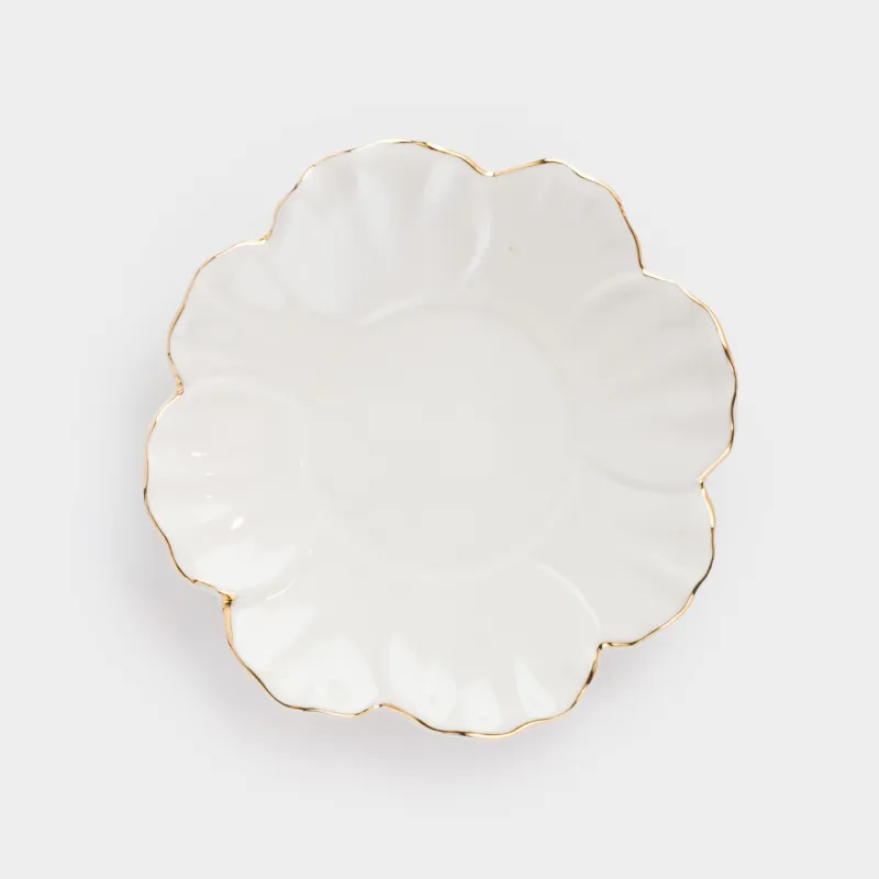 Таңғы асқа арналған шай жұбы, 1 адам, 2 зат, 450 мл, фарфор Р, сүт түстес-алтын, Пион, Bloom, image-3