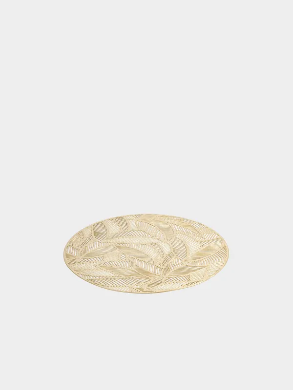 Салфетка под приборы, 38 см, Листья, Azhur Grid, image-1