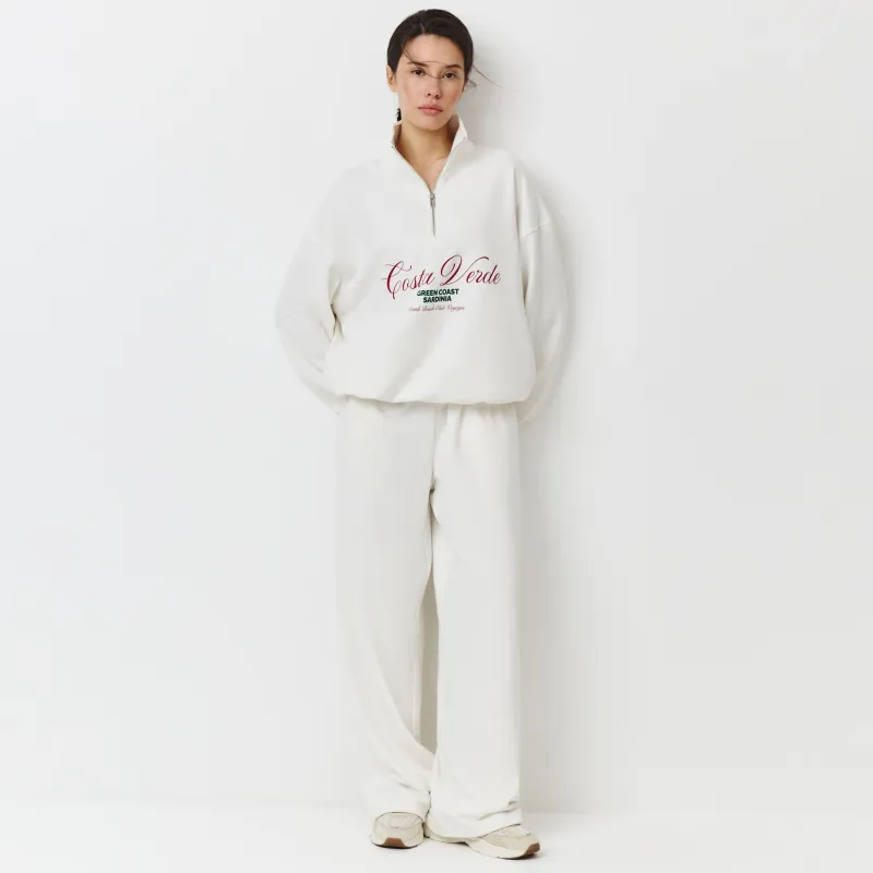 Әйелдер шалбары, өлшемі L, мақта/полиэстер, сүт түстес, Liem