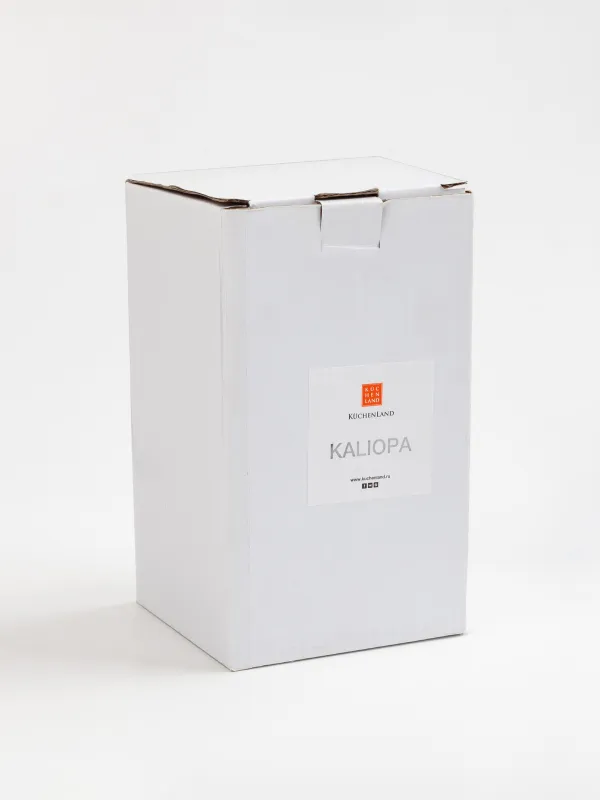 Сұйық сабын диспенсері, 370 мл, керамика/пластик, ақ, күміс жиегі бар, Kaliopa, image-4