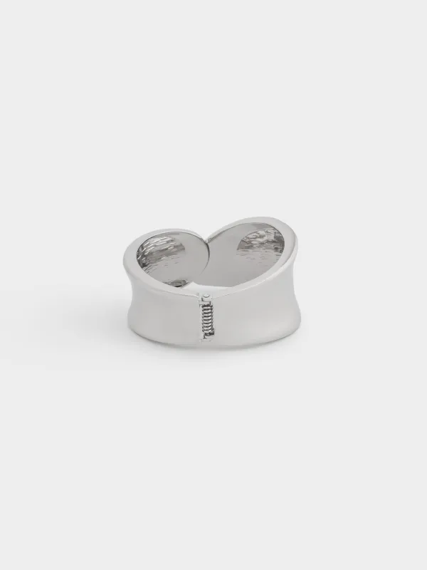 Білезік, 18 см, металл, күміс түстес, Jewelry, image-2