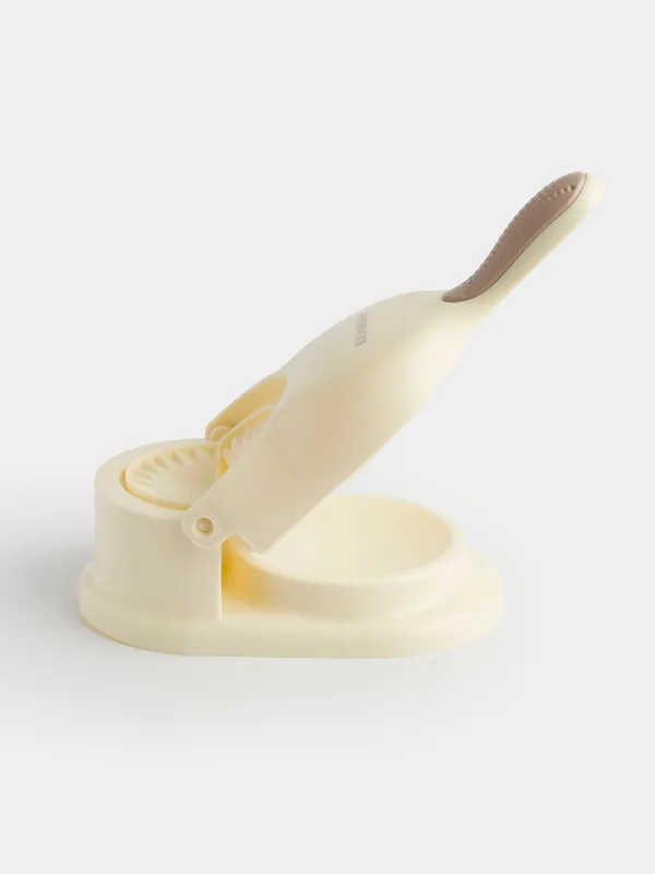 Тұшпараларды мүсіндеуге арналған қалып, 25х10 см, 2-і 1-де, тұтқасы бар, пластик, сарғылт-қоңыр, Bakery, image-5