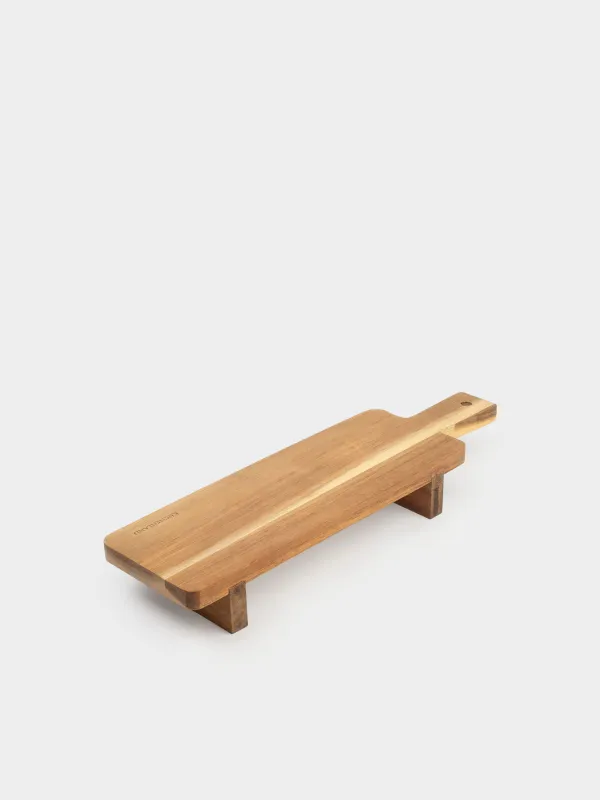 Ыдыс-аяқ, 38x11 см, тұтқасы бар, аяқтары бар, ағаш, Noble tree, image-3