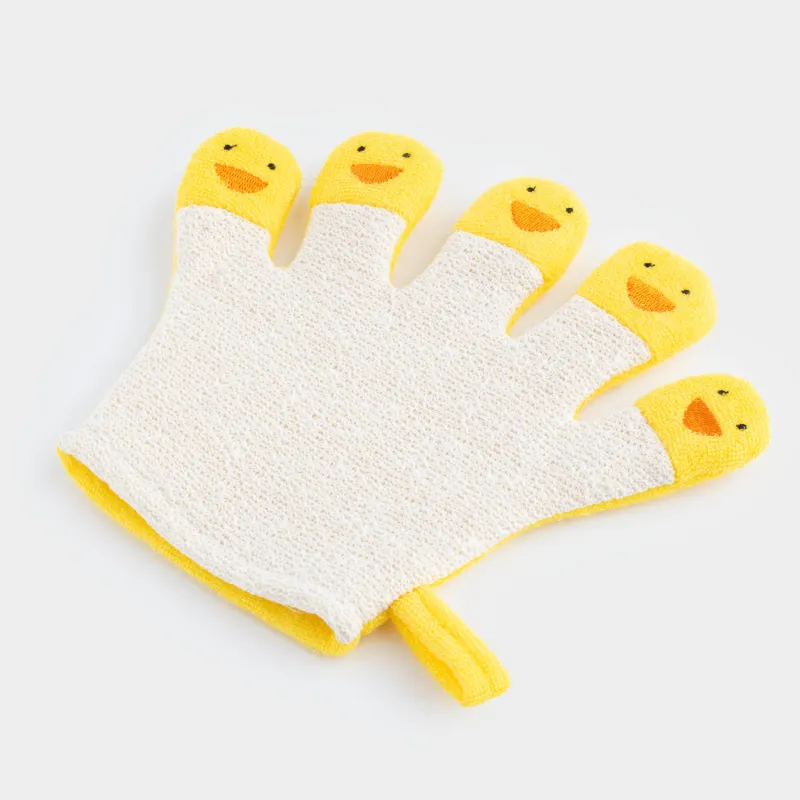 Денені жууға арналған жөке-қолғап, 20х17 см, балаларға арналған, полиэстер, сарғылт-қоңыр-сары, үйректер, Duck yellow, image-2