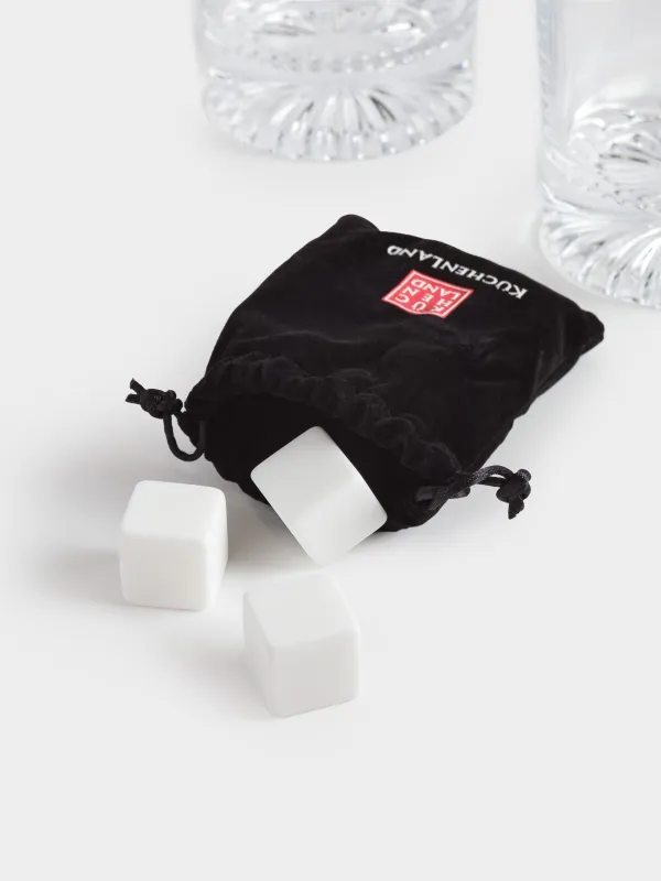 Набор для виски, 6 предметов, стаканы/кубики, Valor, image-5