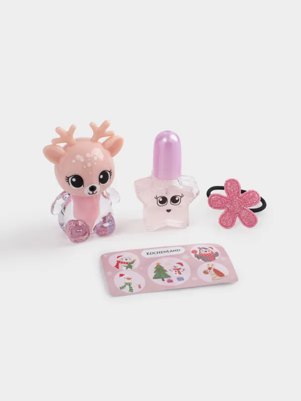 Набор косметики, детский, 9 см, 4 пр, Лошадка, Cosmetic kids, image-0