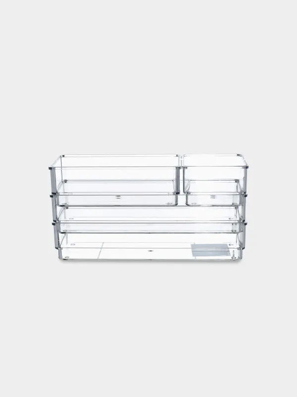 Органайзер қораптар жинағы, 4 дана, пластик, Basic, image-0