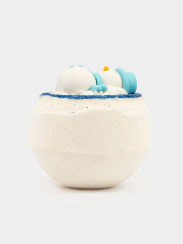 Ваннаға арналған бомба, 130 гр, ойыншығы бар, ақ, Ваниль, Аққала, Snowy, image-3