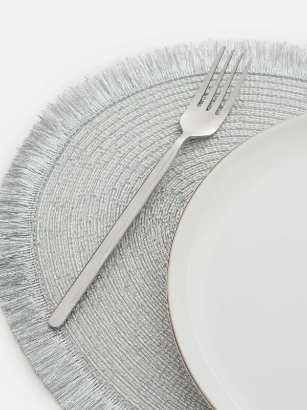 Салфетка под приборы, 30х45 см, с бахромой, Rotary shine, image-3