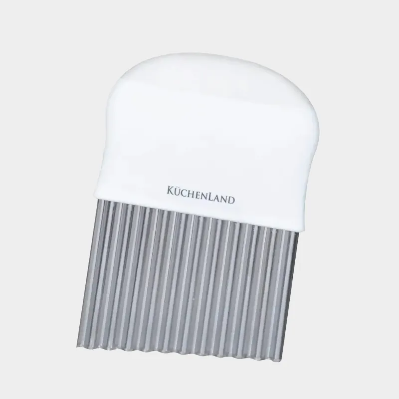 Бұйра кескіш пышақ, 14 см, толқынды пышақ, болат/пластик, кілегей, Soft Kitchen