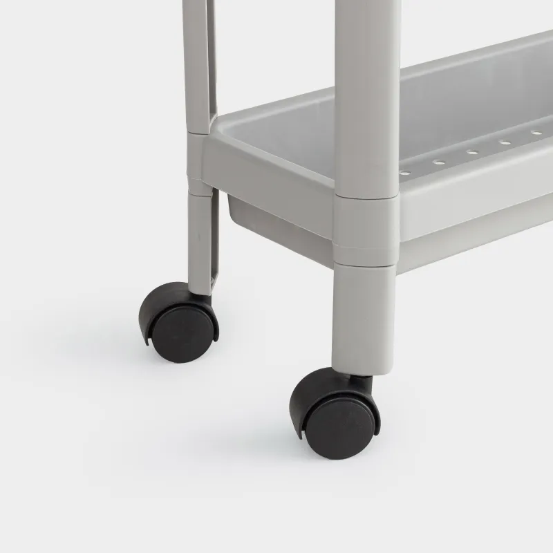 Сөре, 3 деңгейлі, 58х18х75 см, пластик, сұр, Grating, image-9