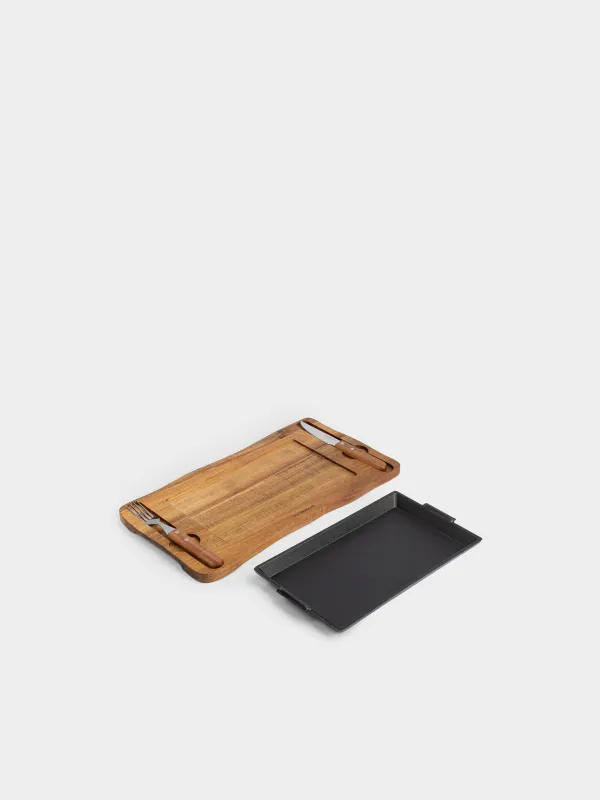 Набор для подачи стейка, с ручкой, Noble tree, image-5