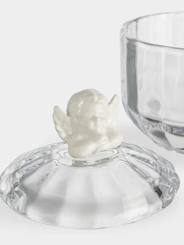 Сақтау ыдысы, 10х13 см, 340 мл, шыны Р/керамика, Періште, Alid, image-4