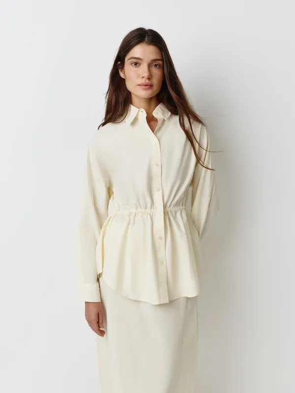 Әйелдер жейдесі, өлшемі XS, ұзын жеңді, мақта К, ашық сары, Irene, image-1