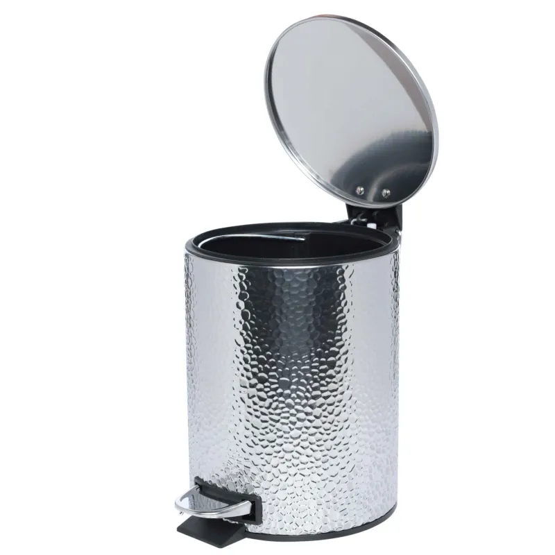 Қоқыс контейнері, 3 л, педальмен, болат, дөңгелек, Renaissance new, image-2