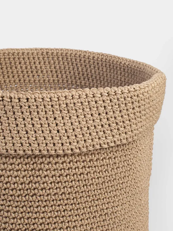 Киім сақтауға арналған сөмке, 25х30 см, тоқылған, полиэстер, дөңгелек, қоңыр, Bolsa, image-2