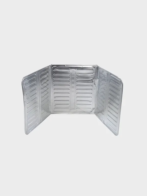 Экран защитный для плиты, 84х33 см, складной, алюминий, Classic, image-0