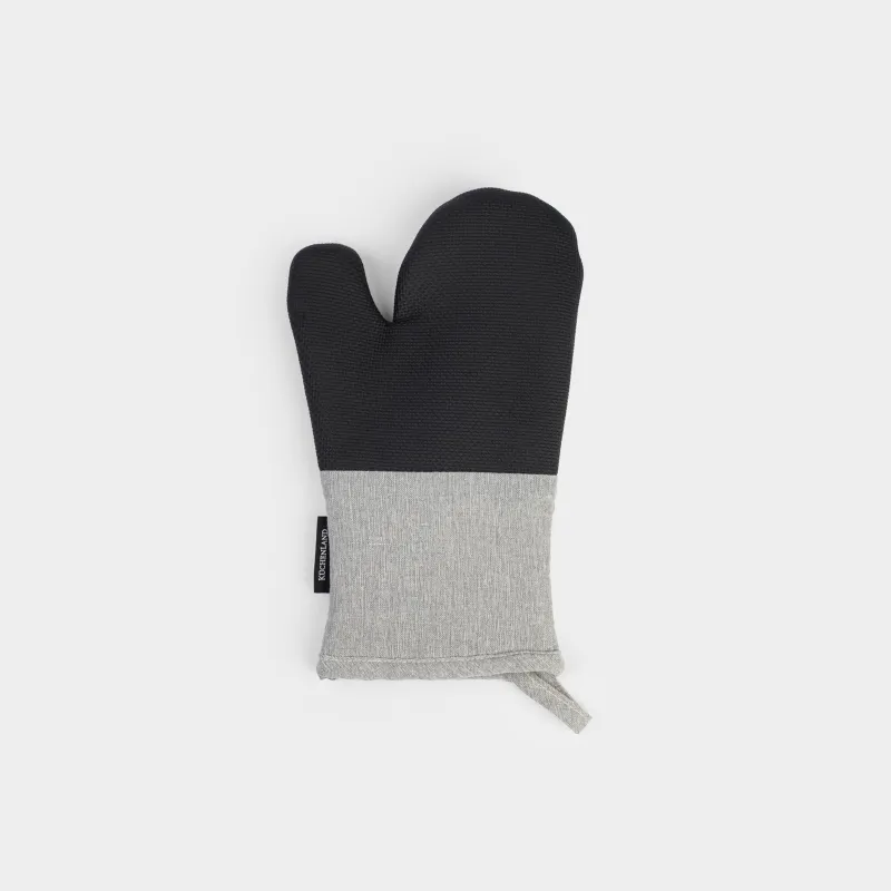 Прихватка-варежка, 17x30 см, неопрен/текстиль, коричневая, BBQ