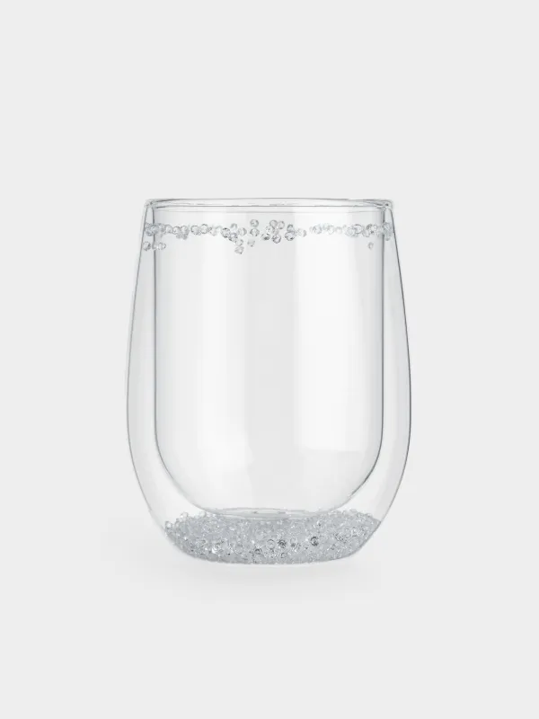 Стакан, 11 см, 300 мл, 2 шт, стекло Б, с кристаллами внутри, Air decor, image-2
