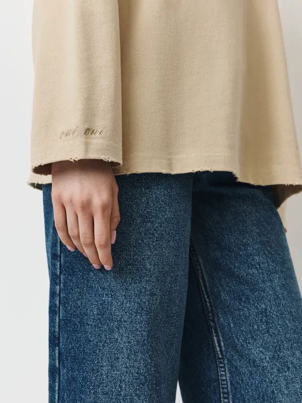 Лонгслив бежевый, Tete, image-3