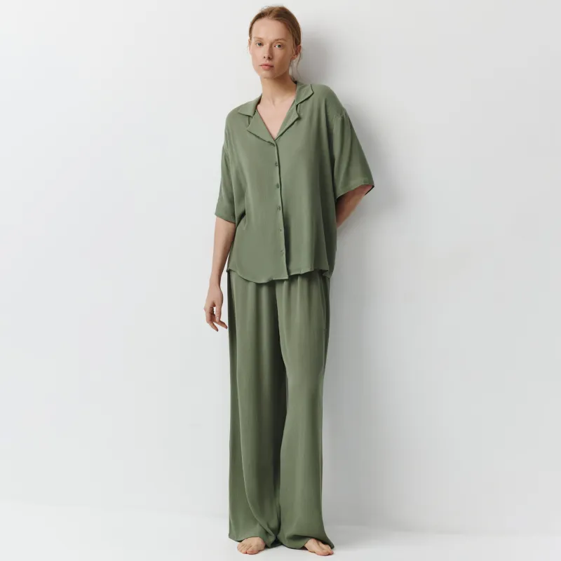 Әйелдер шалбары, өлшемі L, вискоза, жасыл, Julie