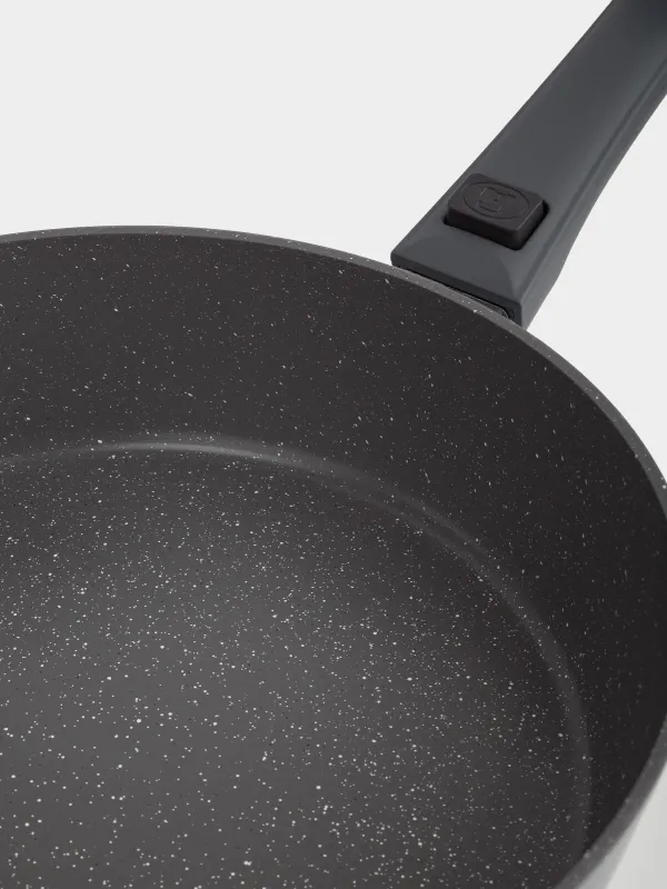 Таба, 28 см, қақпағы бар, алынбалы тұтқасы бар, жабыны бар, алюминий, Scandia, image-6