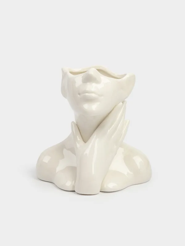 Подставка для косметических кистей, Руки на шее, Face, image-0