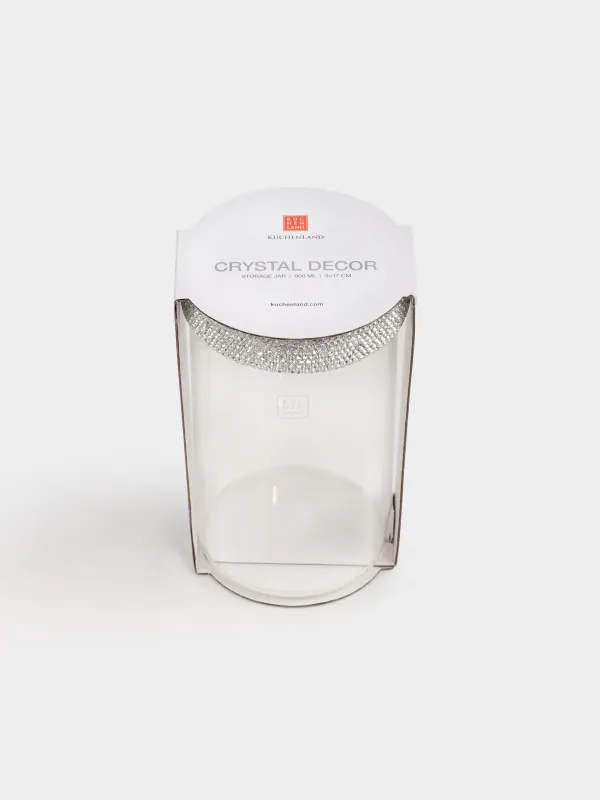 Сақтау ыдысы, 9х17 см, 850 мл, шыны Б/страздар, Crystal decor, image-5