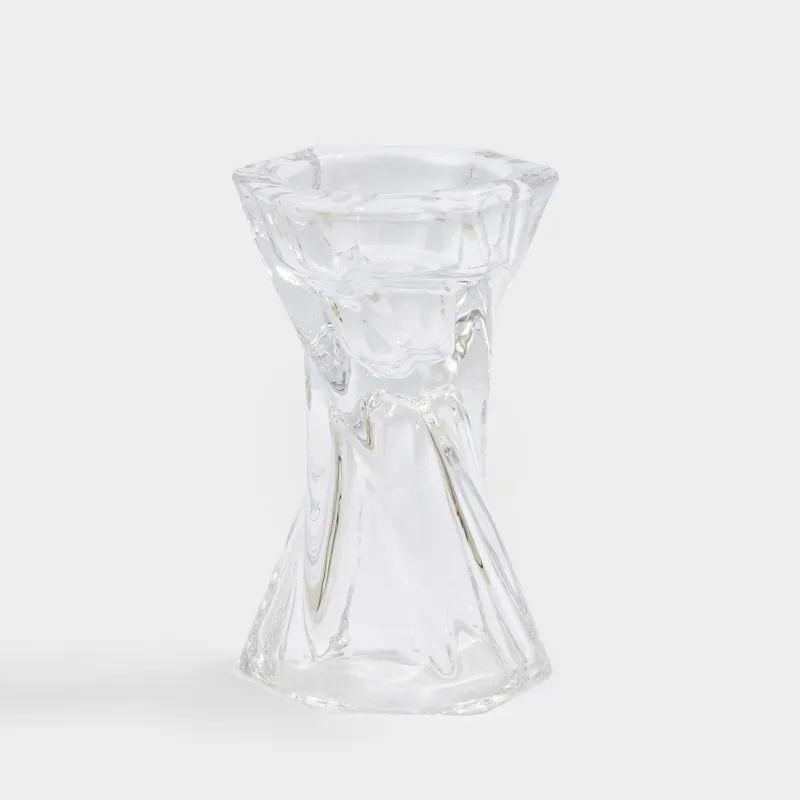 Подсвечник, 12 см, для тонкой/чайной свечи, стекло, Torsido