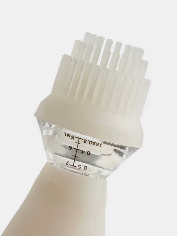 Майға арналған контейнер, 100 мл, щеткасы бар, шыны/силикон, Comfort light, image-2