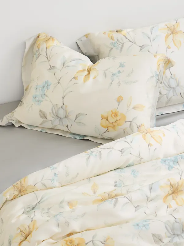 Постельное белье, евро, тенсель, Лилии, Tencel, image-4