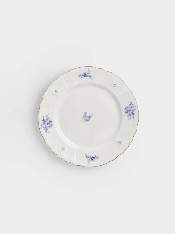 Тарелка обеденная, 27 см, Кролик гжель, Tradition Easter, image-0