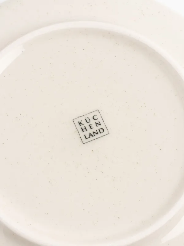 Сервиз обеденный, 6 перс, 18 пр, керамика R, бежевый, в крапинку, Speckled glaze, image-9