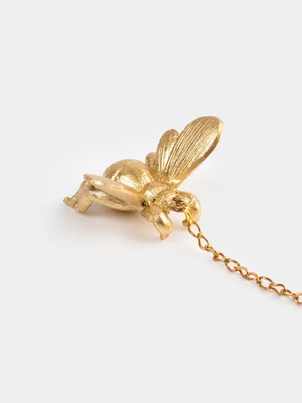 Сито для заваривания чая, 5 см, полирезин/металл, золотистое, Пчела, Honey, image-5