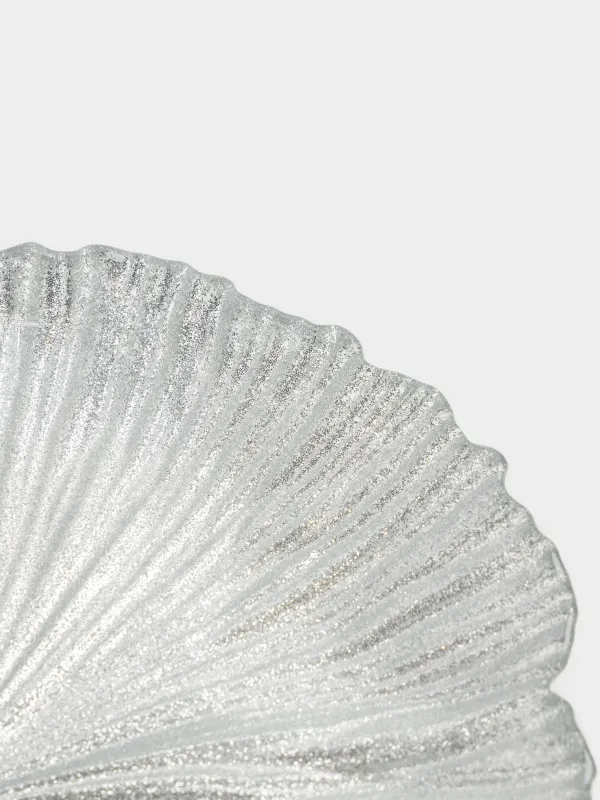 Тіскебасар тәрелкесі, 21 см, шыны Р, күміс түстес, Verge, image-3