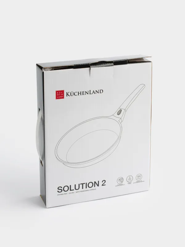 Таба, 20 см, алынбалы тұтқа, қапталған, алюминий, Solution 2, image-8